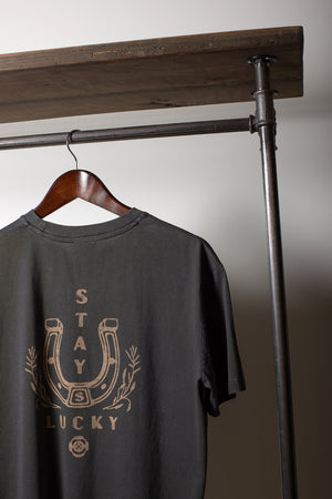 
                  
                    Load image into Gallery viewer, &amp;#39;LUCKY&amp;#39; Tee | Aged Steel Grey
                  
                