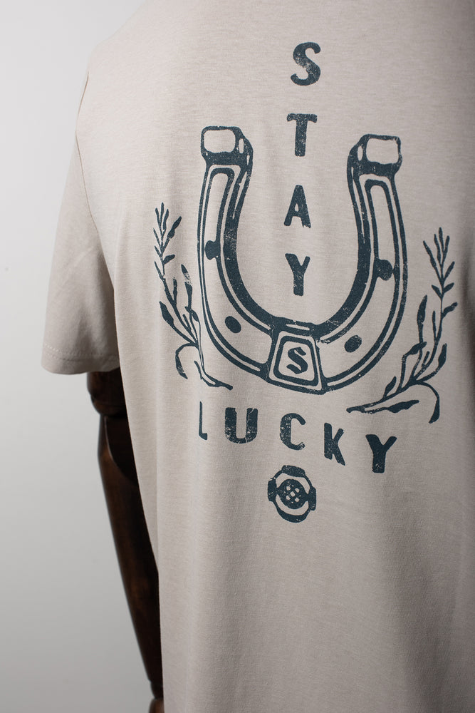
                  
                    Load image into Gallery viewer, &amp;#39;LUCKY&amp;#39; Tee | Sand
                  
                