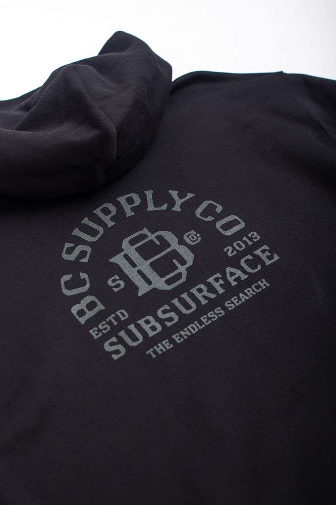
                  
                    Load image into Gallery viewer, &amp;#39;BC SUPPLY CO&amp;#39; Oversize Hood | Black
                  
                