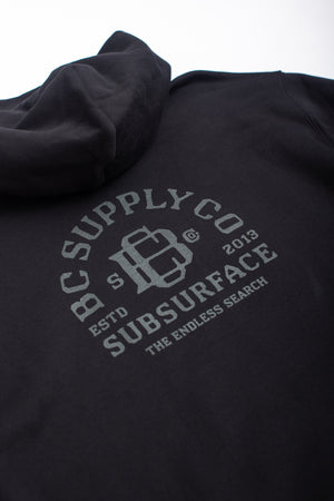 
                  
                    Load image into Gallery viewer, &amp;#39;BC SUPPLY CO&amp;#39; Oversize Hood | Black
                  
                