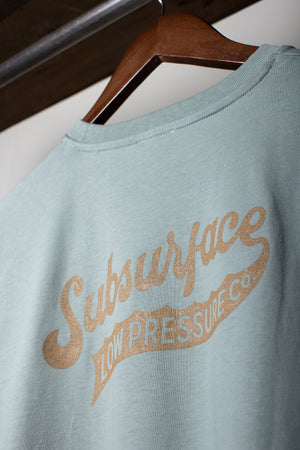 
                  
                    Load image into Gallery viewer, &amp;#39;LOW PRESSURE CO&amp;#39; Tee | Aloe
                  
                