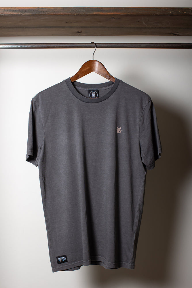 'PATINA' Basic Tee | Aged Steel Grey