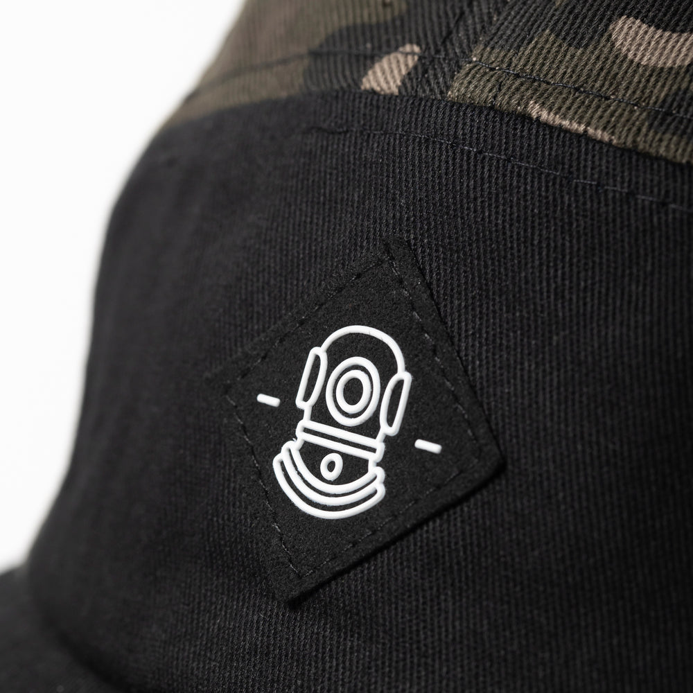 
                  
                    Load image into Gallery viewer, 5 Panel - &amp;#39;BLOCK&amp;#39; - Camo/black/olive
                  
                