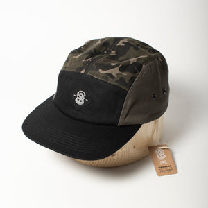 
                  
                    Load image into Gallery viewer, 5 Panel - &amp;#39;BLOCK&amp;#39; - Camo/black/olive
                  
                