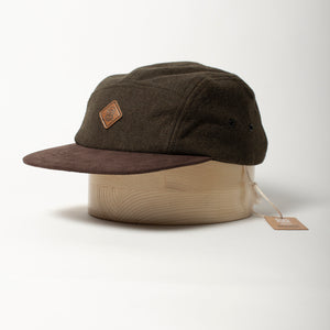 
                  
                    Load image into Gallery viewer, 5 Panel - &amp;#39;LO-FI&amp;#39; - Tweed/Leather
                  
                