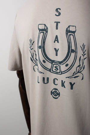 
                  
                    Load image into Gallery viewer, &amp;#39;LUCKY&amp;#39; Tee | Sand
                  
                
