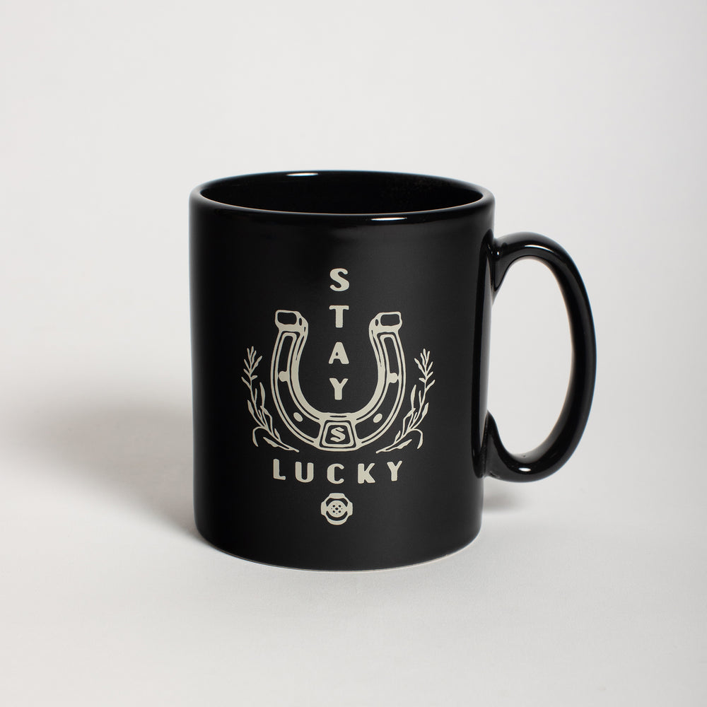 
                  
                    Load image into Gallery viewer, STAY LUCKY MUG - Black
                  
                