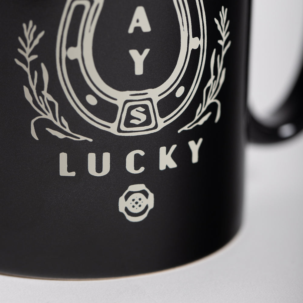 
                  
                    Load image into Gallery viewer, STAY LUCKY MUG - Black
                  
                