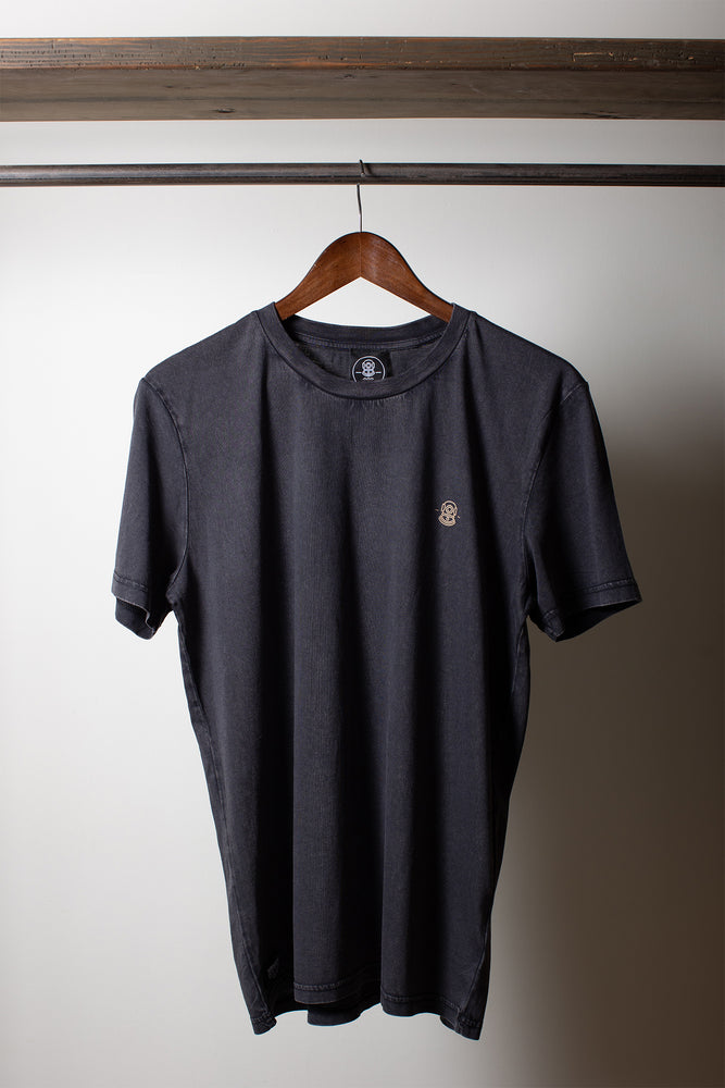 'PATINA' Basic Tee | Aged Black