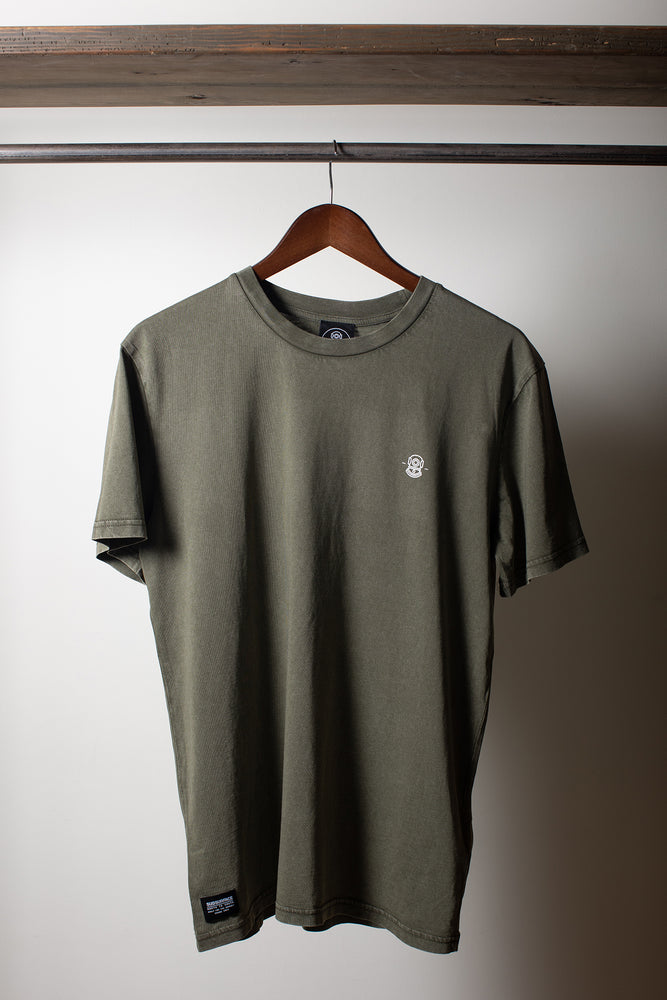 'PATINA' Basic Tee | Aged Olive