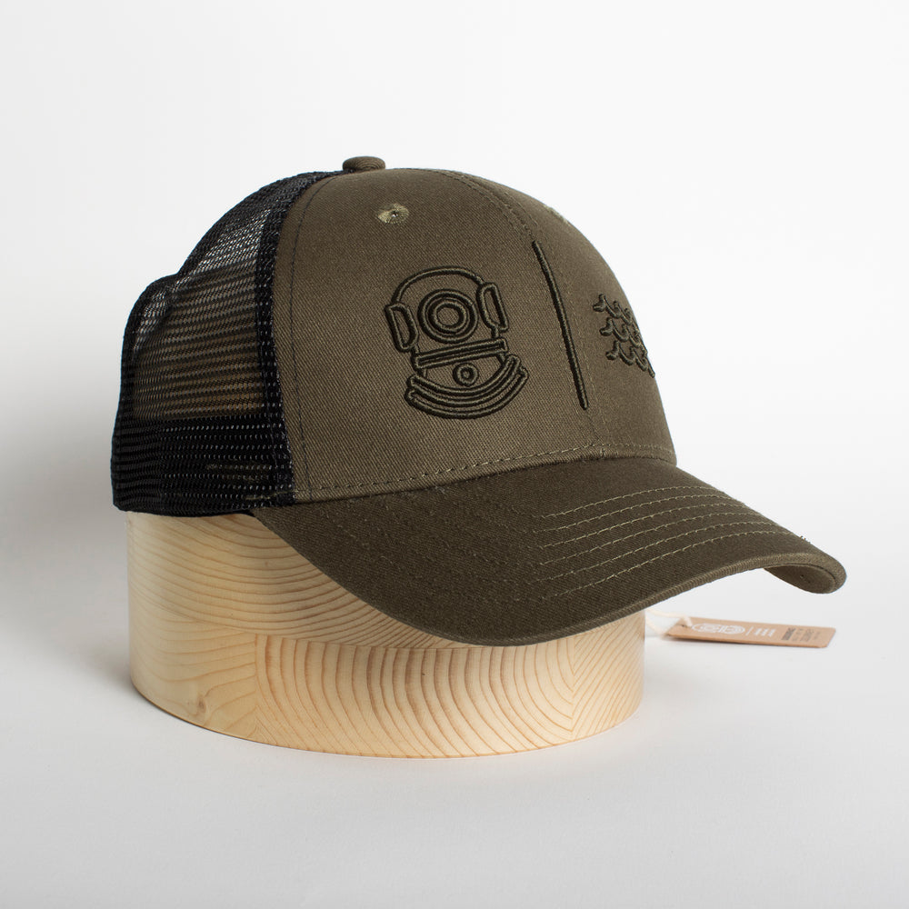 TRUCKER  'High Build' | Olive/Black