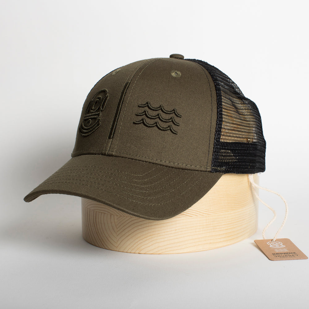 
                  
                    Load image into Gallery viewer, TRUCKER  &amp;#39;High Build&amp;#39; | Olive/Black
                  
                