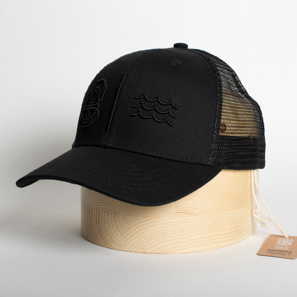 
                  
                    Load image into Gallery viewer, TRUCKER  &amp;#39;High Build&amp;#39; | Black/Black
                  
                